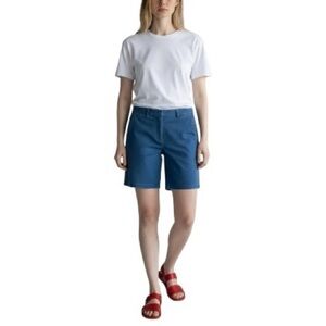 J. Crew Classic 7” Women's Cotton Blend Chinos Shorts NWT 4 Blue
